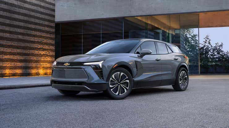 Image for The Non-SS Chevy Blazer EV Gets 288 Horsepower For $56,000