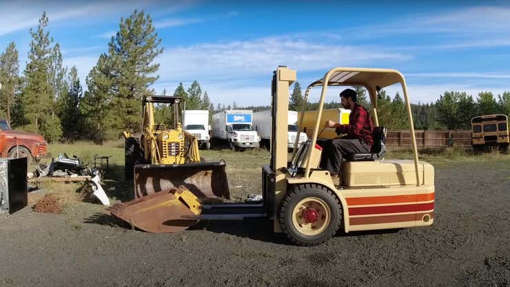 Image for This Restomod 1956 Hyster Forklift Is Certified Fresh